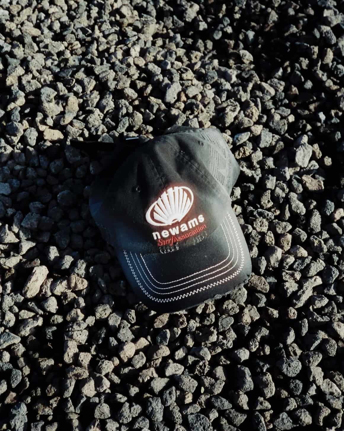 New Amsterdam Surf Association/ニューアムステルダムサーフアソシエーション/SPONSOR CAP BLACK BLACK FREE