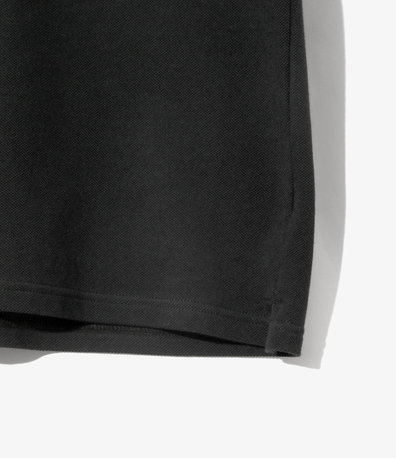 NEEDLES/ニードルズ/SHAWL COLLAR POLO - COTTON PIQUE ポロシャツ ブラック S