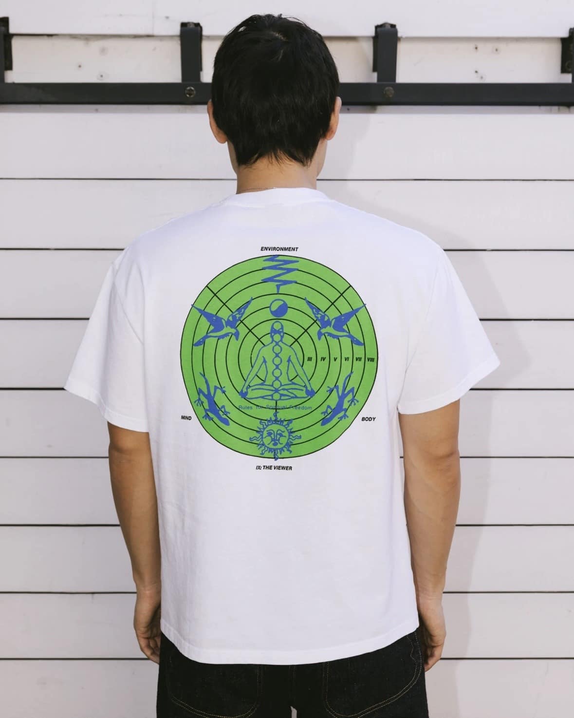 BRAIN DEAD/ブレインデッド/ANCIENT WAYS T-SHIRT - WHITE WHITE M
