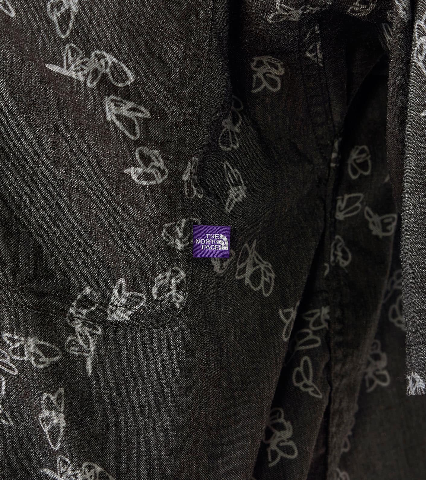 THE NORTH FACE Purple Label/ザ ノースフェイス パープルレーベル/FFFES Graphic S/S Shirt AH(Asphalt Gray) M