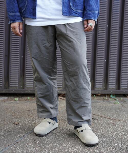 GRAMICCI/グラミチ/別注NYLON TUCK PANTS　別注ナイロンタックパンツ ブラウン S