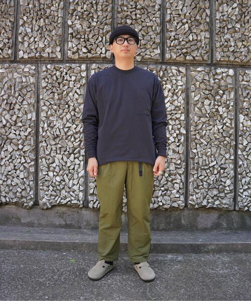 GRAMICCI/グラミチ/別注NYLON TUCK PANTS　別注ナイロンタックパンツ オリーブ S