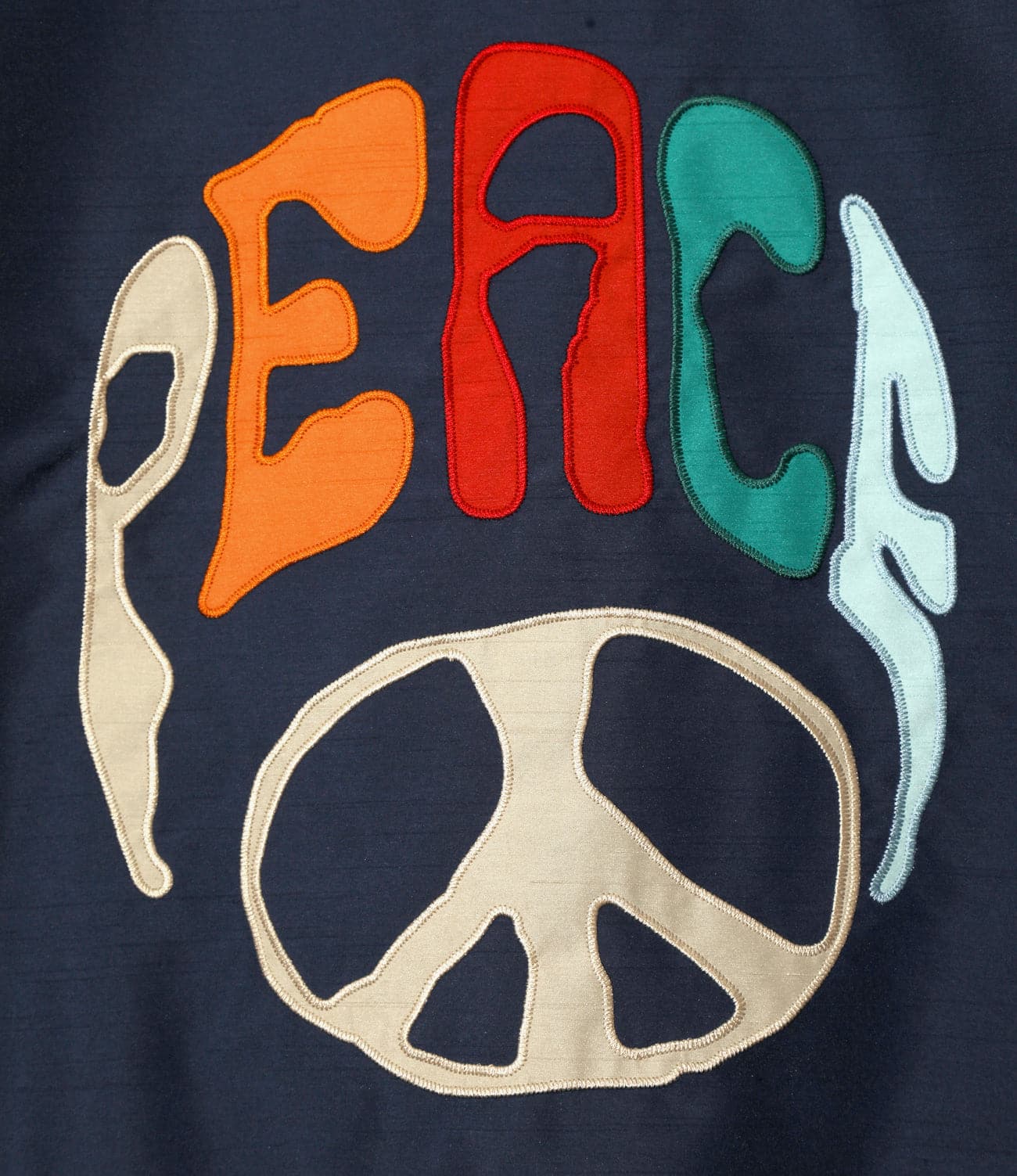 NEEDLES/ニードルズ/STADIUM JACKET - POLY SHANTUNG  スタジャン ネイビー M