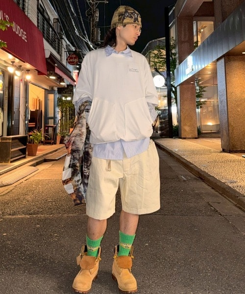 MANASTASH×CMF OUTDOOR GARMENT/マナスタッシュｘシーエムエフアウトドアガーメント/Guide shorts　ショーツ キナリ M