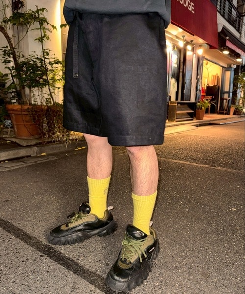 MANASTASH×CMF OUTDOOR GARMENT/マナスタッシュｘシーエムエフアウトドアガーメント/Guide shorts　ショーツ ブラック M