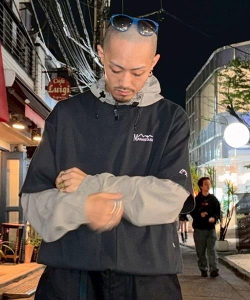 MANASTASH×CMF OUTDOOR GARMENT/マナスタッシュｘシーエムエフアウトドアガーメント/2 POCKET SLOW DRY TEE　Tシャツ ブラック M