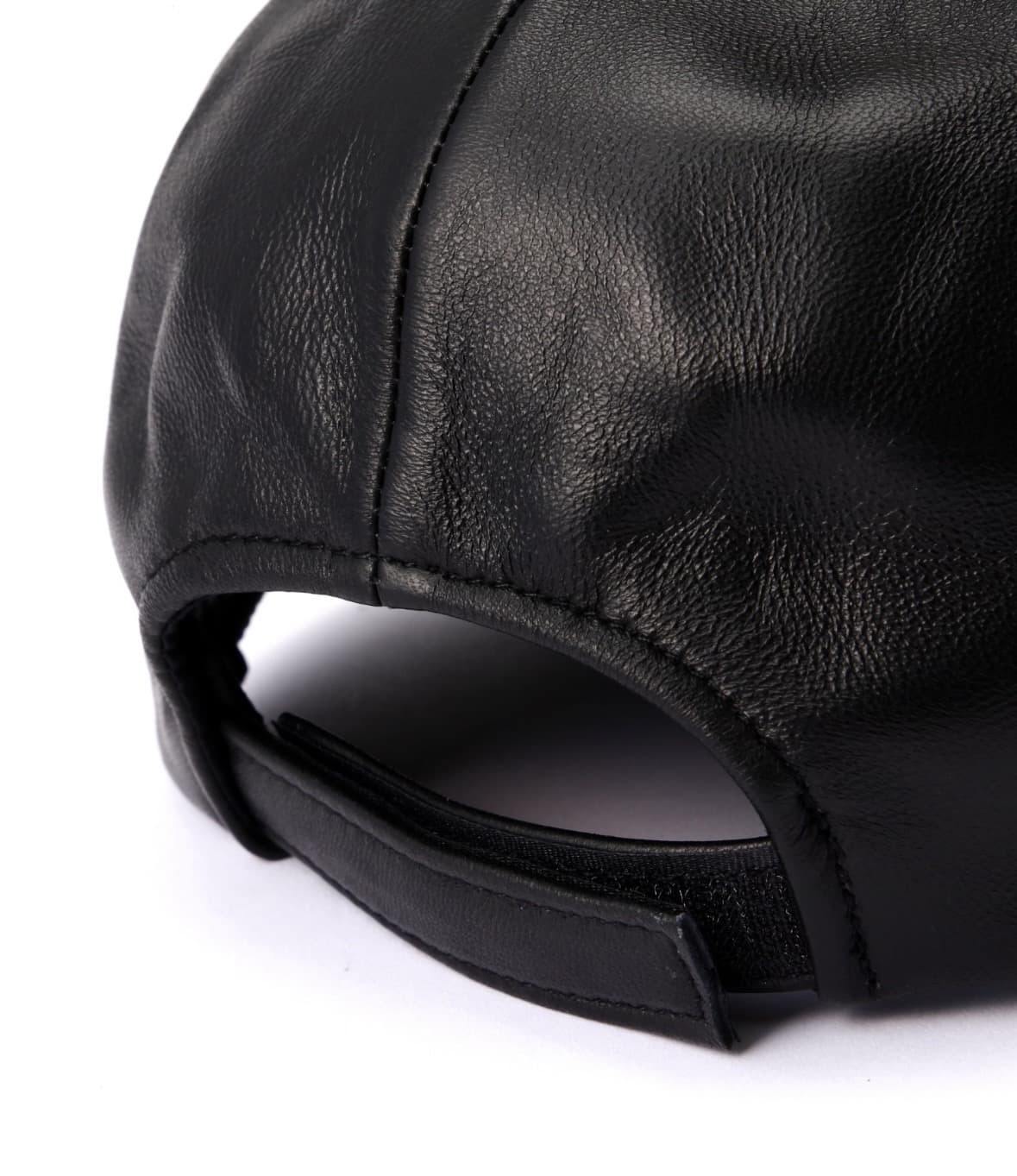 Schott/ショット/LEATHER B.B CAP/レザー ベースボールキャップ ブラック FREE