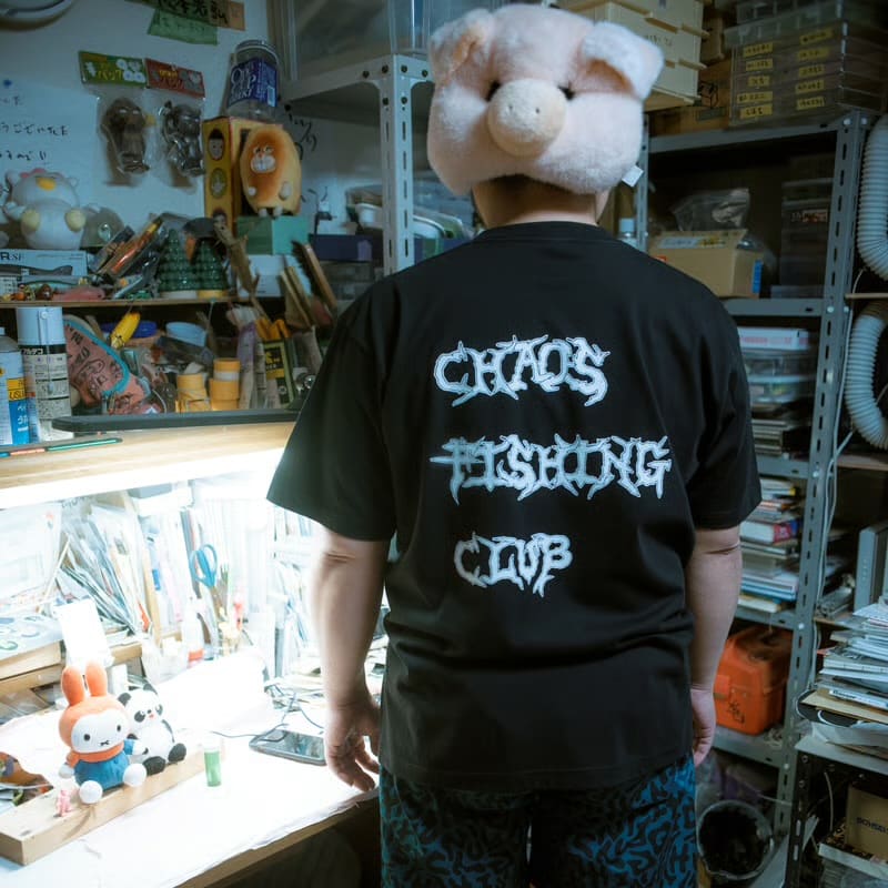 CHAOS FISHING CLUB/カオスフィッシングクラブ/Tooth T-Shirt S/S BLACK M