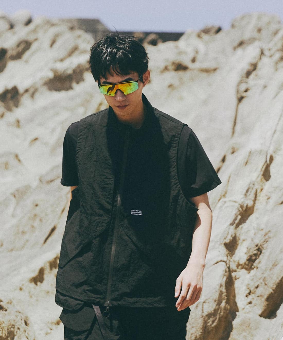 CMF OUTDOOR GARMENT/シーエムエフ アウトドアガーメント　別注 15 STEP VEST ブラック M