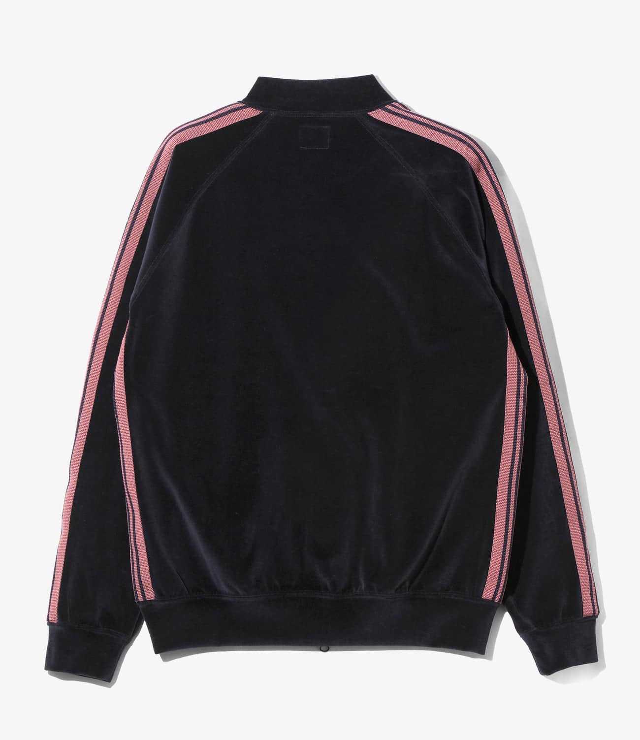 NEEDLES/ニードルズ/RIB COLLAR TRACK JACKET - C/PE VELOUR リブカラートラックジャケットベロア NAVY M