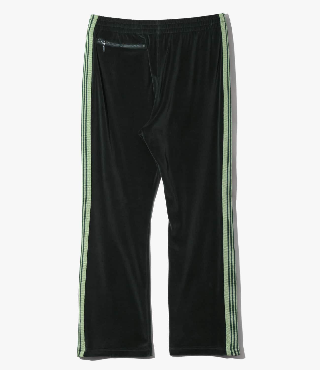 NEEDLES/ニードルズ/NARROW TRACK PANT - C/PE VELOUR ナロートラックパンツベロア GREEN XS