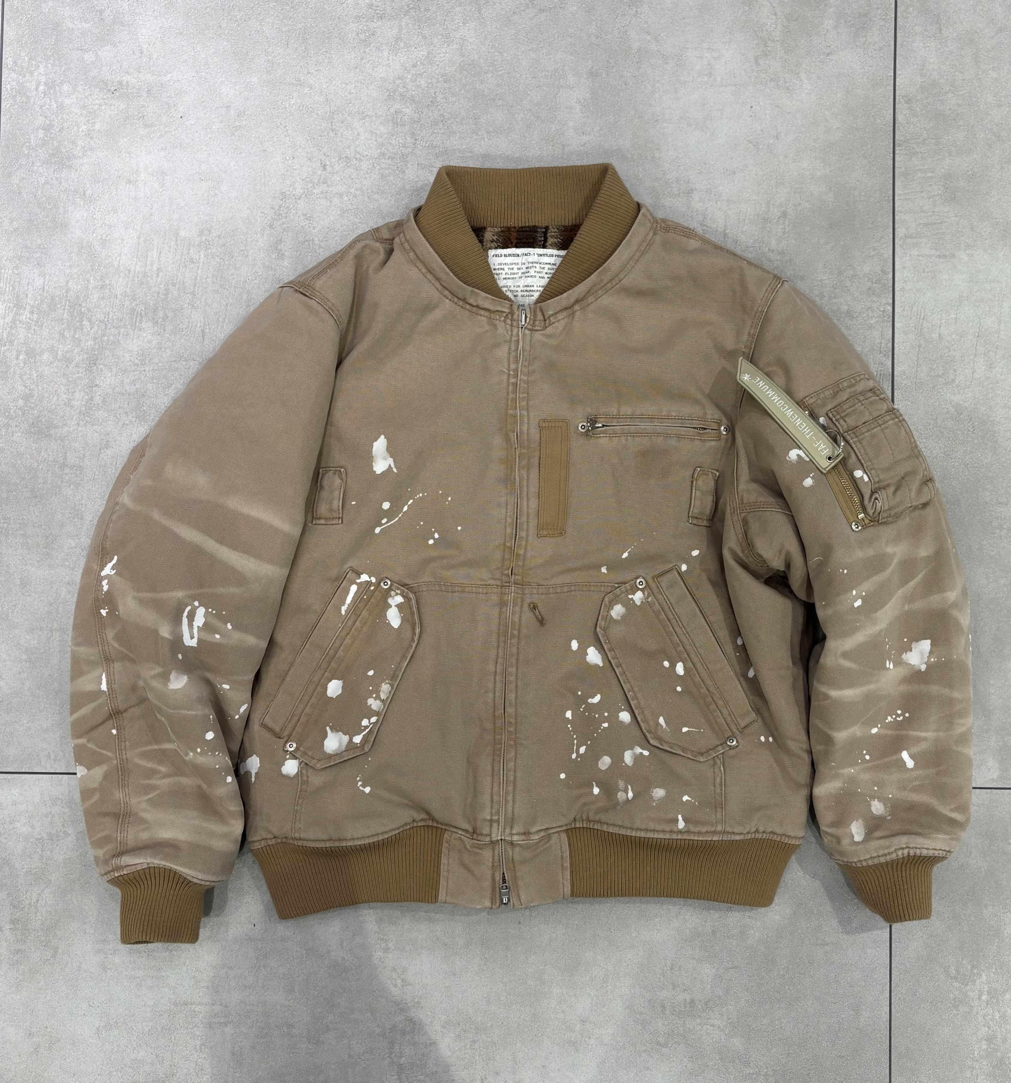 FAF/エフエーエフ(Fake As Flowers/フェイクアスフラワーズ)/FACT-1 2 Way Jacket Ecru 3