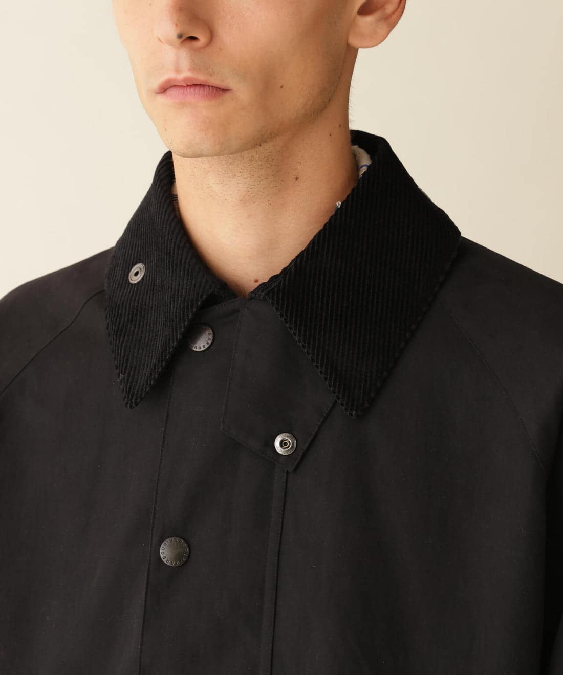 Barbour×BEAVER/バブアー×ビーバー　別注NO WAX OS TRANSPORT'26 別注トランスポート'26 ブラック 36