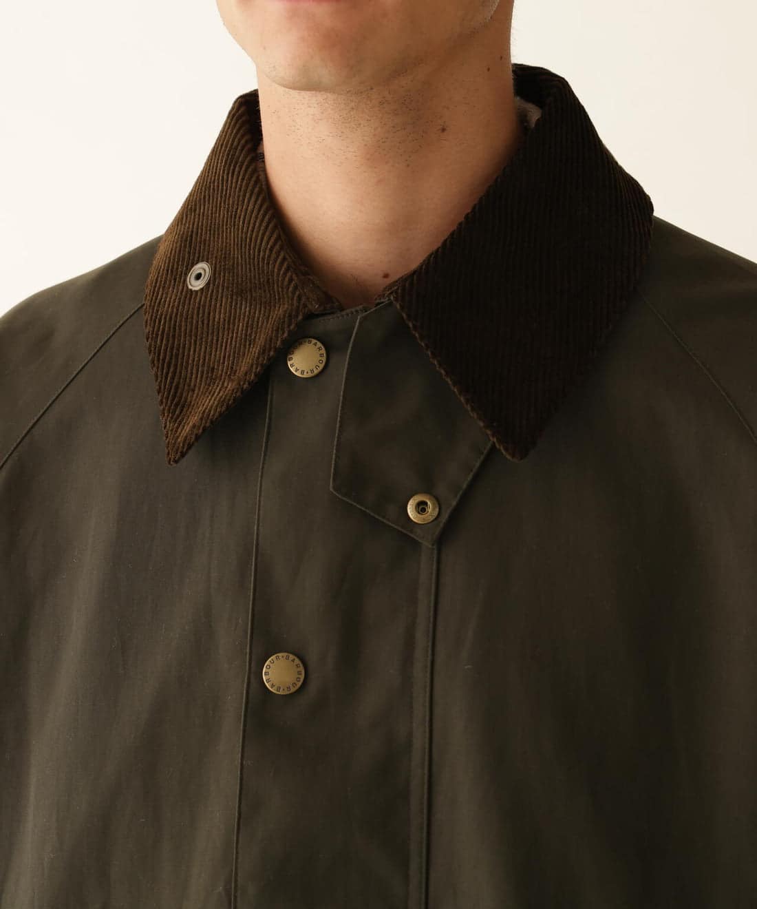 Barbour×BEAVER/バブアー×ビーバー　別注NO WAX OS TRANSPORT'26 別注トランスポート'26 セージ 36