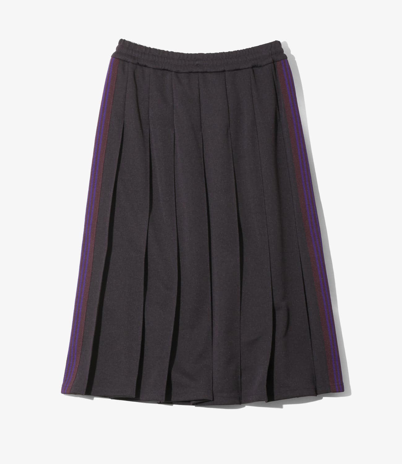 NEEDLES/ニードルズ/PLEATED TRACK SKIRT - POLY SMOOTH トラックスカート PURPLE 1