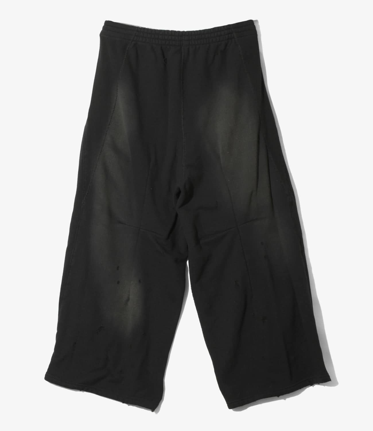 NEEDLES/ニードルズ/DECONSTRUCTED H.D. SWEAT PANT ヒザデルスウェットパンツ BLACK XS