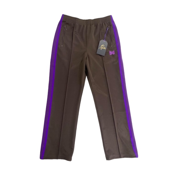 Needles/ニードルス/別注Track Pant-Poly Smooth.(XS BROWN