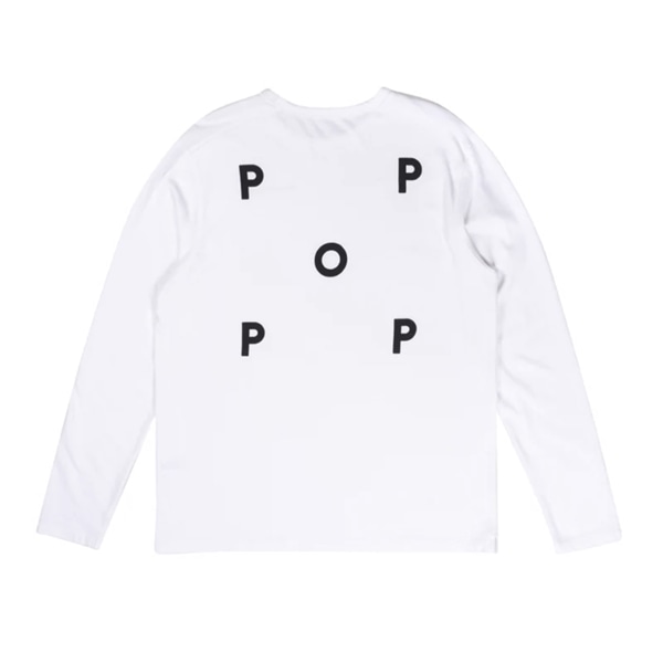POP TRADING COMPANY/Pop Logo Longsleeve(M WHITE)｜ ビーバー｜池袋 ...