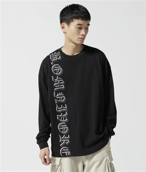 B omnivore/ビーオムニボー　OE L/S Tee BLACK M
