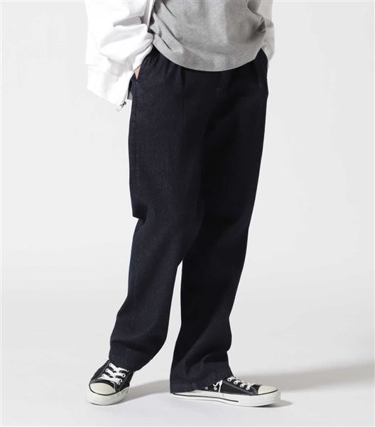 SURT/サート　WIDE DENIM ワイドデニム　ストレッチデニム USED S