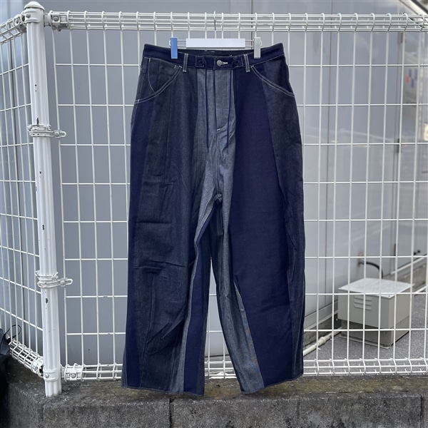 Needles/ニードルズ/H.D. PANT - PAINTER / 10OZ DENIM / STRIPE JQ. /ヒザデルパンツ