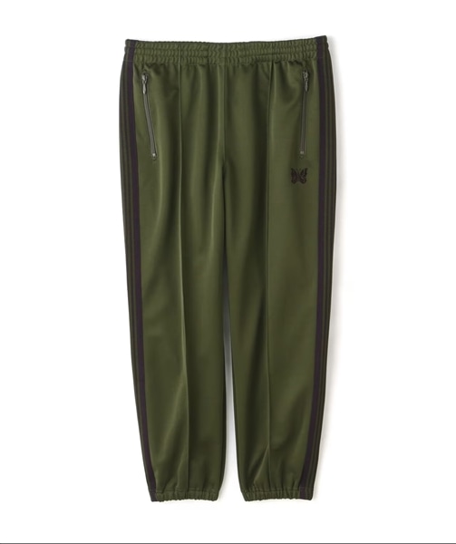 Needles/ニードルズ/Zipped Track Pant-Poly Smooth- 24SS(XS OLIVE ...
