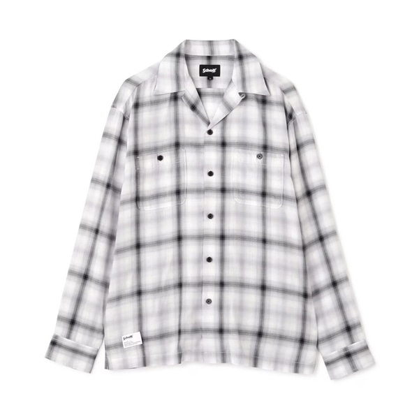 Schott/ショット/OMBRE CHECK LS SHIRT/　オンブレチェック ロングスリーブシャツ