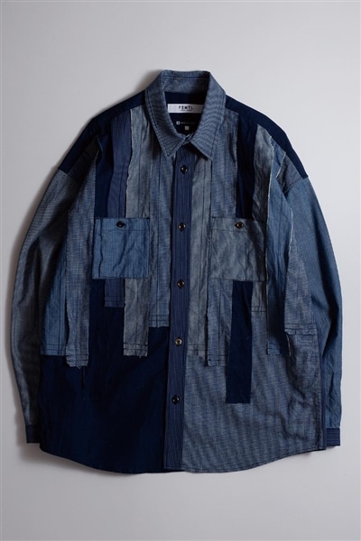 FDMTL(ファンダメンタル)/OBI SHIRT RINSE -24SS- INDIGO 3