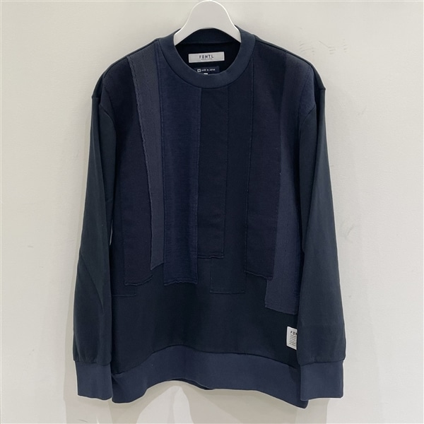 FDMTL(ファンダメンタル)/OBI SWEAT SHIRT -24SS-(3 NAVY)｜ ビーバー