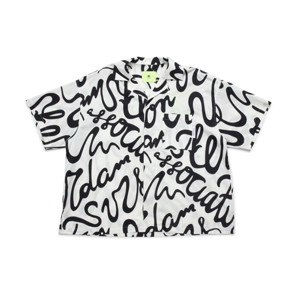 New Amsterdam Surf Association/ニューアムステルダムサーフアソシエーション/WIJK SHIRT TULIP DAZZLING BLUE WHITE M