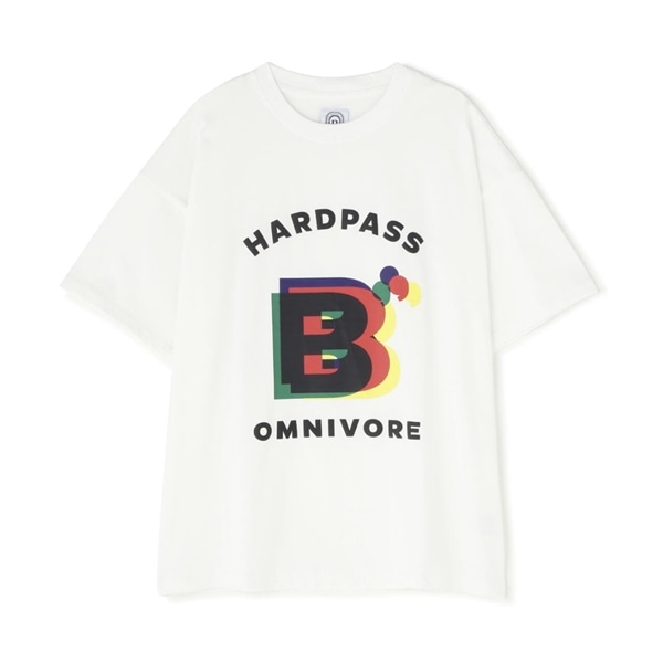 B omnivore/ビーオムニボー HARDPASS S/S TEE ホワイト M