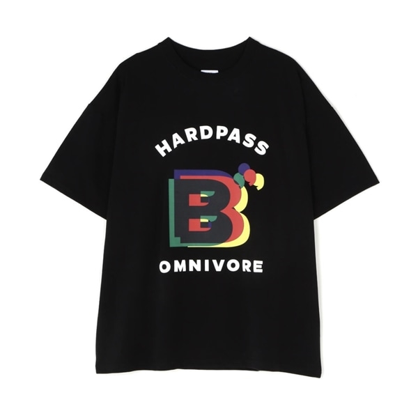 B omnivore/ビーオムニボー HARDPASS S/S TEE ブラック M