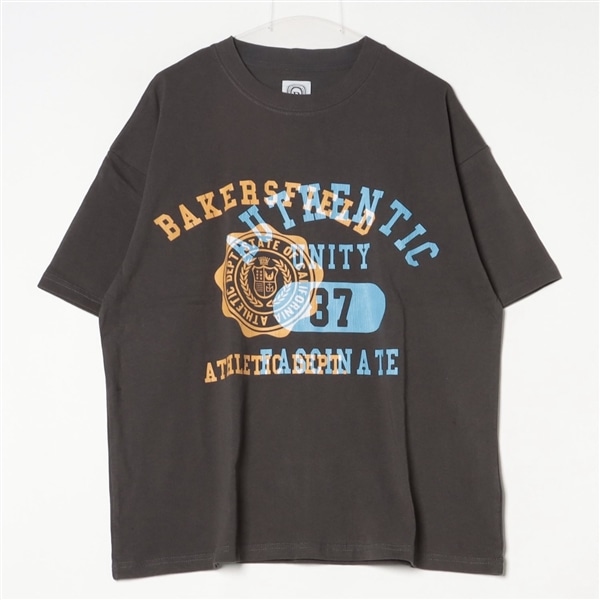 B omnivore/ビーオムニボー COLLEGE S/S TEE ブラック M