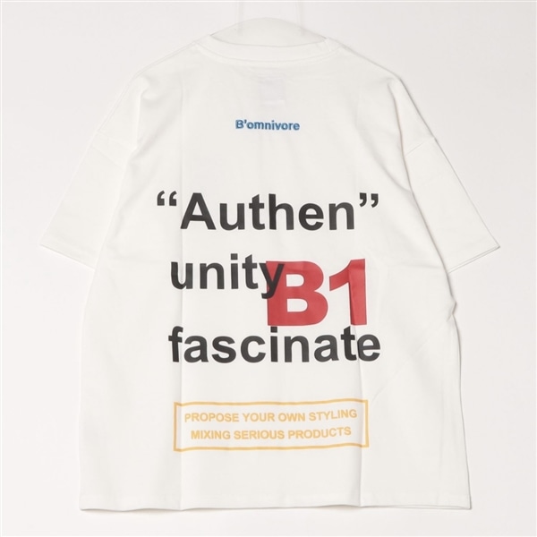 B omnivore/ビーオムニボー B1 S/S TEE ホワイト M