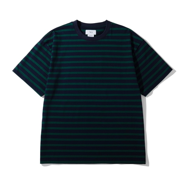 Acy/エイシー/SS BORDER TEE NAVY 2