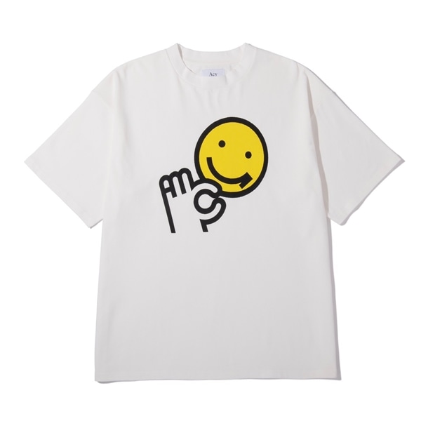 Acy/エイシー/SMILEy TEE WHITE 2