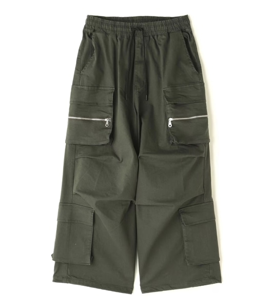 B omnivore/ビーオムニボー/W POCKET CARGO PANTS OLIVE S