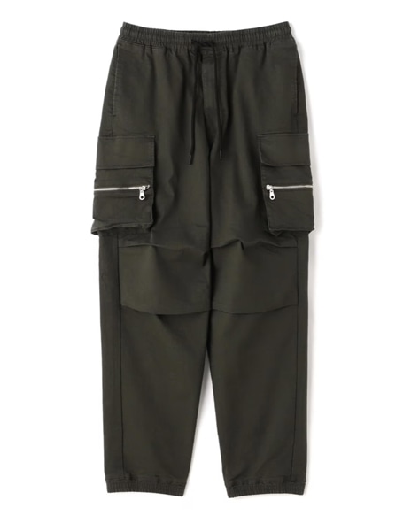 B omnivore/ビーオムニボー/ZIP CARGO PANTS ジップカーゴパンツ OLIVE S