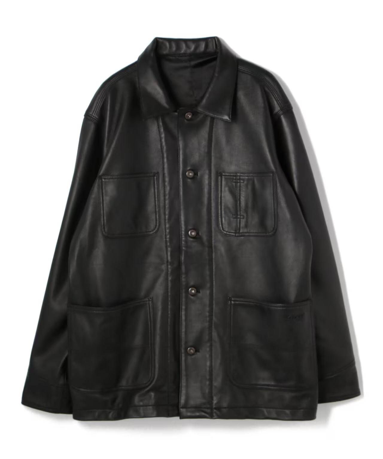 Schott/ショット/LAMB LEATHER COVERALL JACKET BLACK M