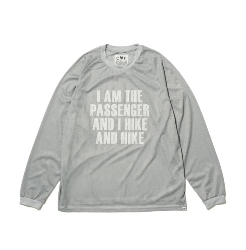 CMF OUTDOOR GARMENT/シーエムエフアウトドアガーメント/QUICK DRY MESH TEE L/S PT GRAY M