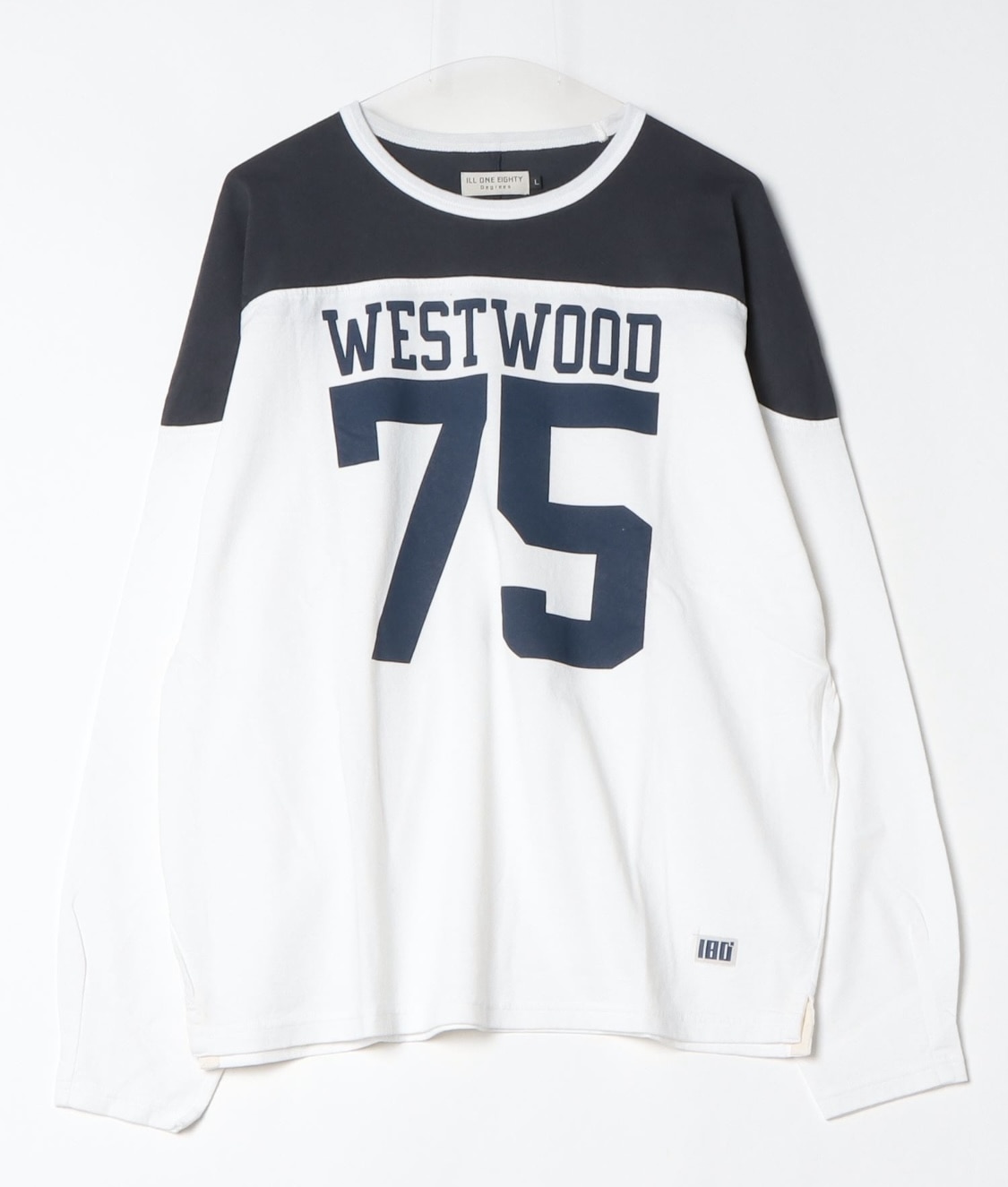 ILL ONE EIGHTY/イルワンエイティ/WESTWOOD FOOTBALL TEE WHITE M