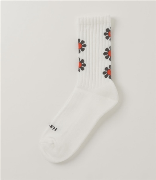 ROSTER SOX/ロスターソックス  PEACE SOCKS メンズ レディース ホワイト 1