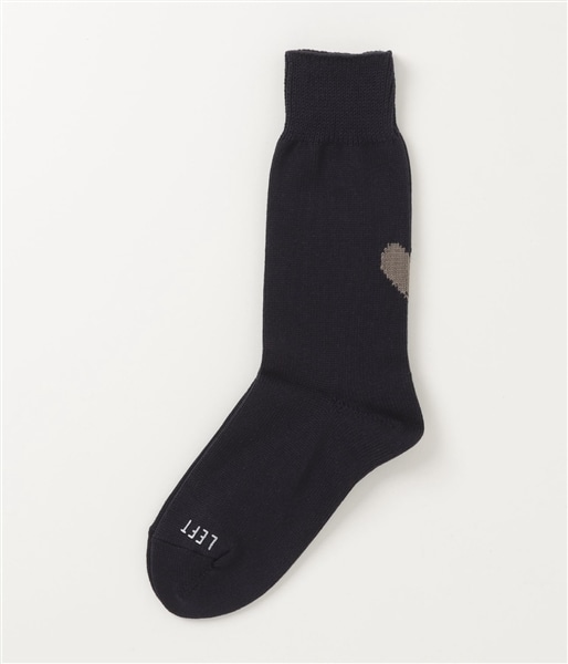 ROSTER SOX/ロスターソックス  Heart by X SOCKS レディース ネイビー 1