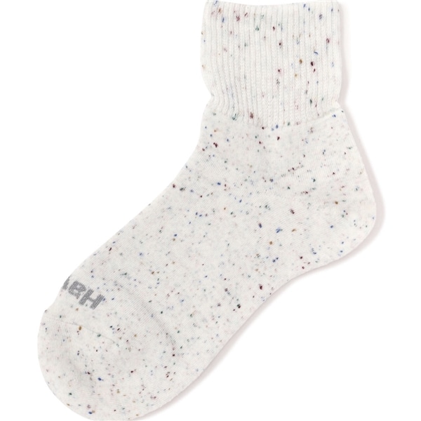 ROSTER SOX/ロスターソックス  200 NEP MIX SOCKS メンズレディース ホワイト 1