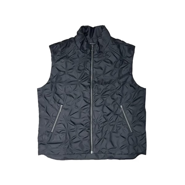 ryaw/リャウ/Leaf vein VEST BLACK 2