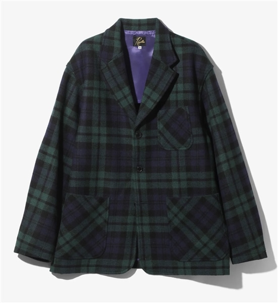 NEEDLES/ニードルズ/LOAFER JACKET - WOOL TARTAN PLAID GREEN S