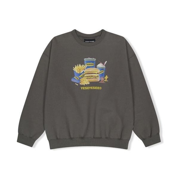 YESEYESEE/イエスアイシー/Y.E.S Burger Set Sweatshirt