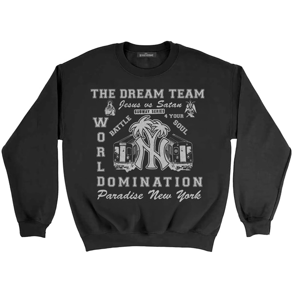 PARADISE NYC/パラダイス/DREAM TEAM CREW M BLACK