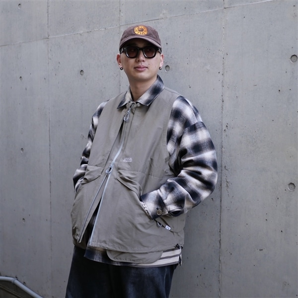CMF OUTDOOR GARMENT/シーエムエフアウトドアガーメント/別注15 STEP VEST GREY M