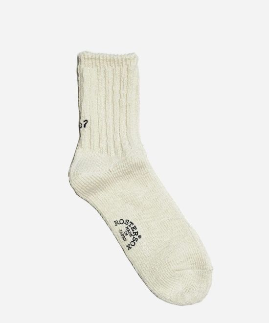 ROSTER SOX/ロスターソックス  What's UP メンズ　レディース ホワイト 1